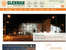Tablet Screenshot of glenman.ie